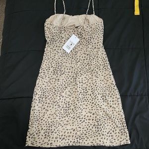 Mini Cheetah print dress
